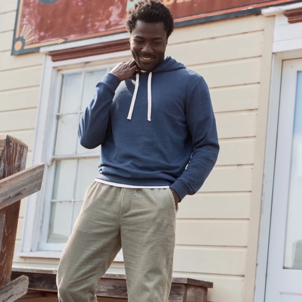Marine Layer Pacifica Stretch Pullover Hoodie Large